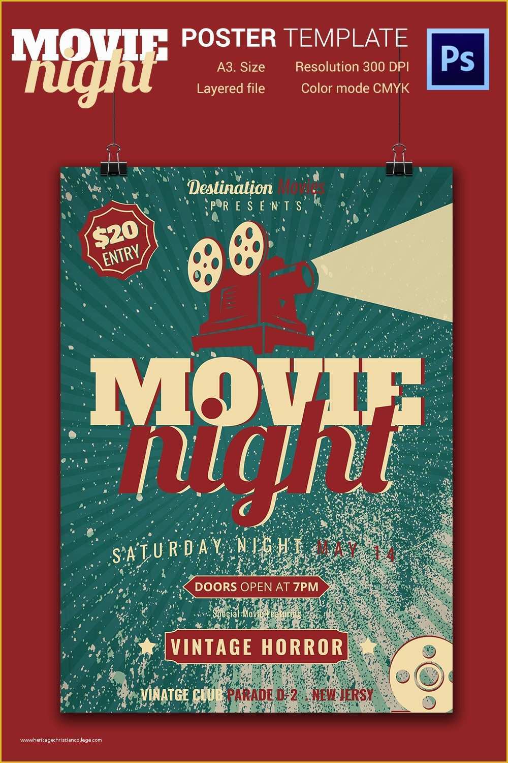 Free Movie Night Flyer Template Of Movie Night Flyer Template 25 Free Jpg Psd format