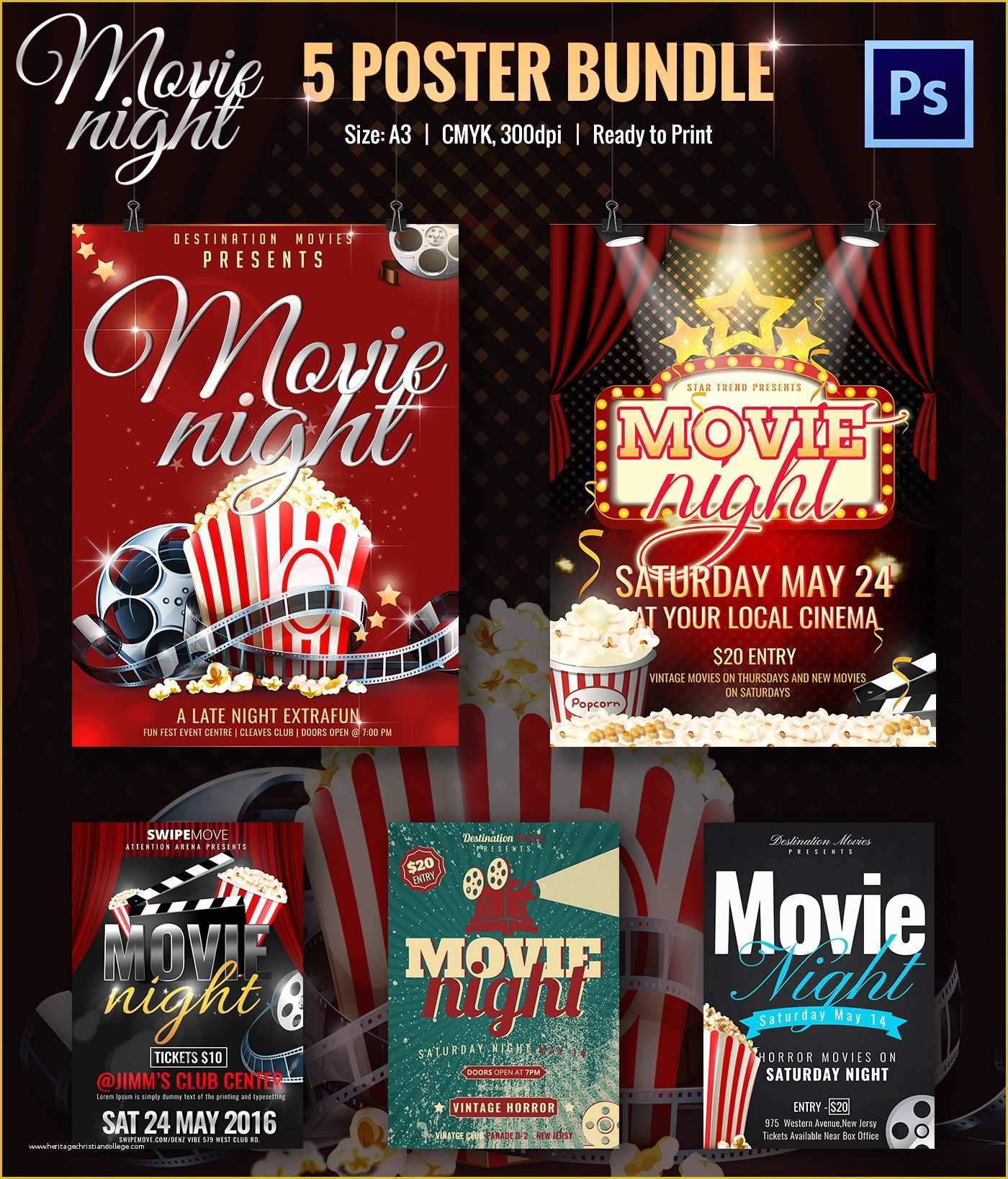 Free Movie Night Flyer Template Of Movie Night Flyer Template 25 Free Jpg Psd format