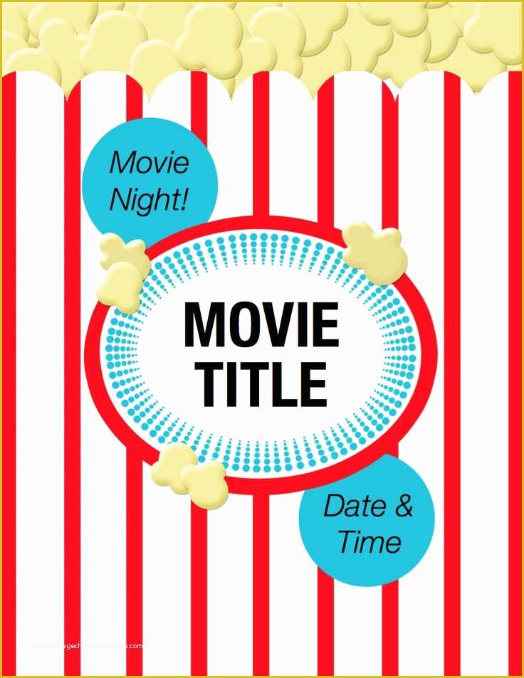 Free Movie Night Flyer Template Of Thinking Of Hosting A Movie Night Free Flyer