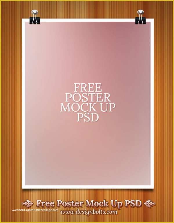 Free Movie Poster Template Of 16 Poster Design Psd Templates Free Download