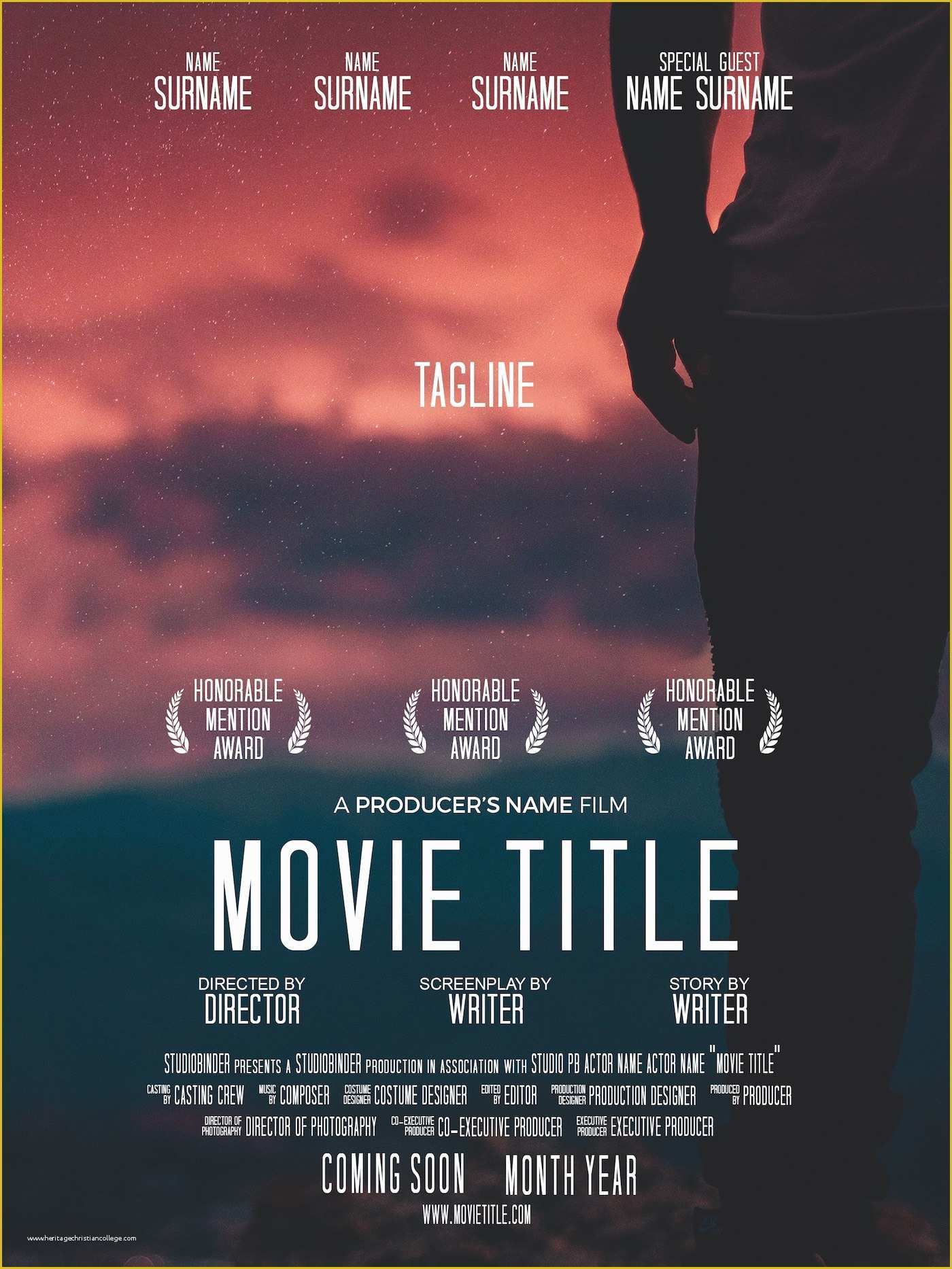 44 Free Movie Poster Template