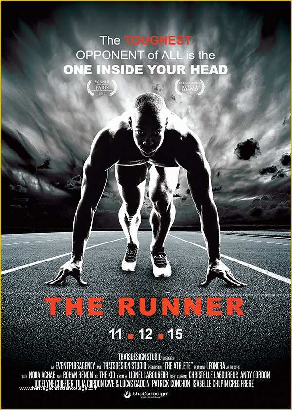 Free Movie Poster Template Of Photoshop Movie Poster Psd Files the Runner Movie Poster
