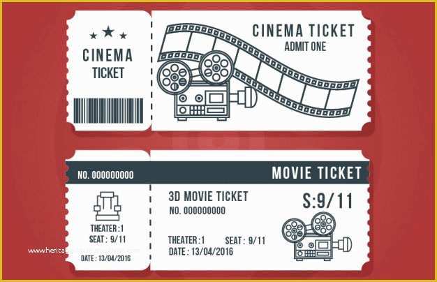 Free Movie Ticket Template Of 16 Free Ticket Design Templates for Download Designyep