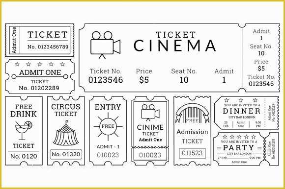 Free Movie Ticket Template Of 16 Movie Ticket Templates Psd Ai Word