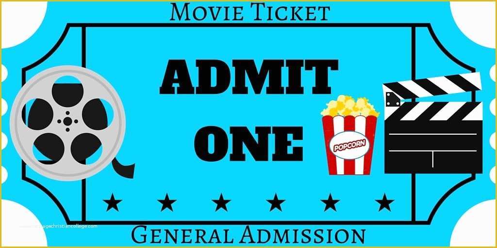 Free Movie Ticket Template Of Free Printables Movie