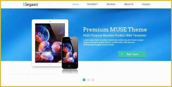 Free Muse Templates Of 23 Beautiful Free &amp; Premium Adobe Muse Templates – Design