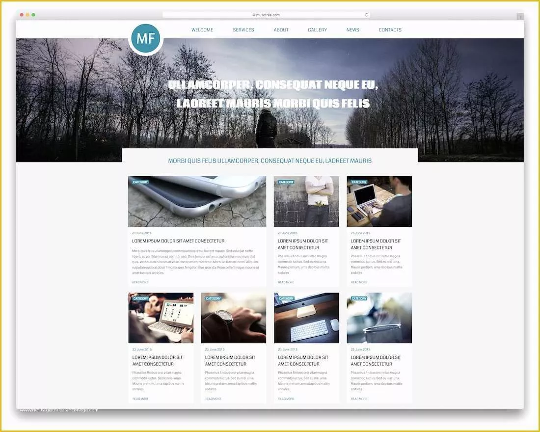 Free Muse Templates Of E Page Free Adobe Muse Template Free Muse Templates