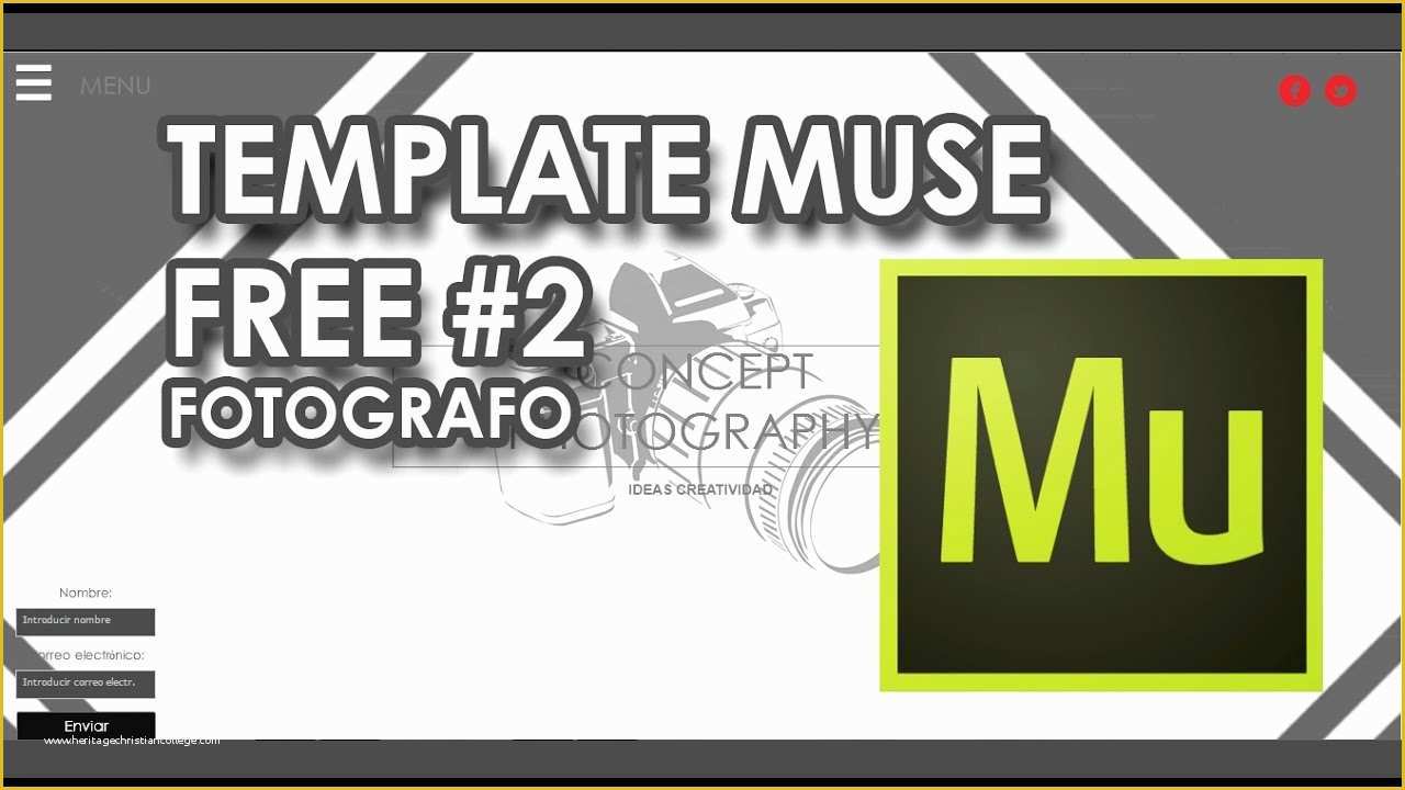 Free Muse Templates Of N° 2 Muse Template Responsive Free 2 Fotógrafo
