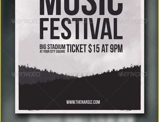 Free Music event Flyer Templates Of Season Music Festival Flyer Template