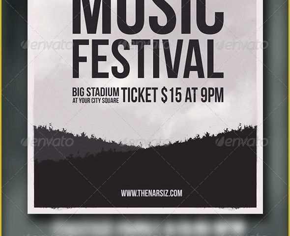 Free Music event Flyer Templates Of Season Music Festival Flyer Template