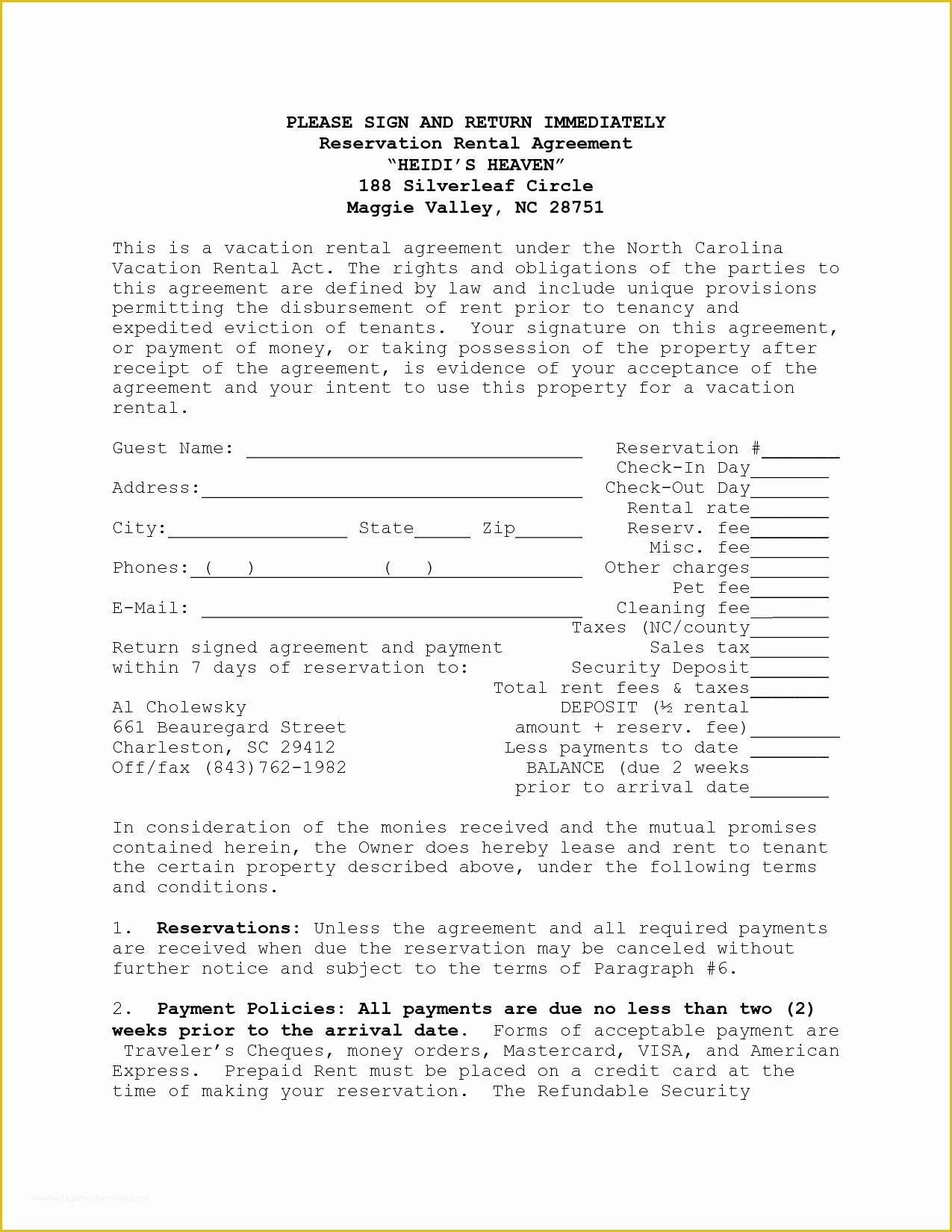 Free Nc Lease Agreement Template Of House Lease Agreement Template