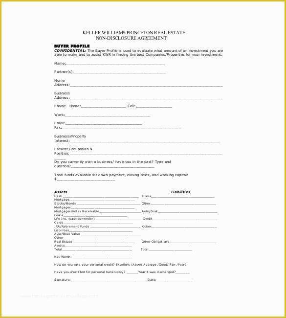 Free Nda Template Of Non Disclosure Agreement Template 19 Free Word Excel