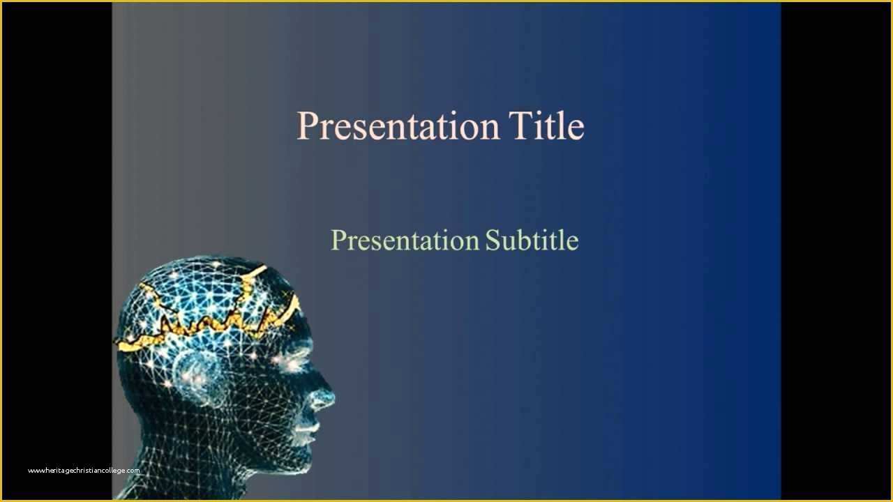 Free Neurology Powerpoint Templates Of Animated Neurology Powerpoint Template Seizures