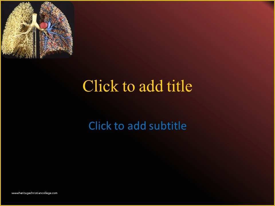 Free Neurology Powerpoint Templates Of Free Pulmonology Powerpoint Template Download