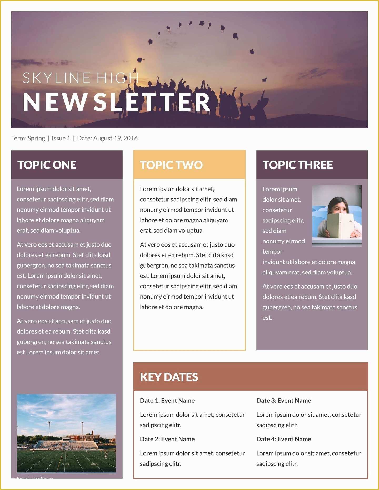 Free News Bulletin Templates Of Free Newsletter Templates Beepmunk