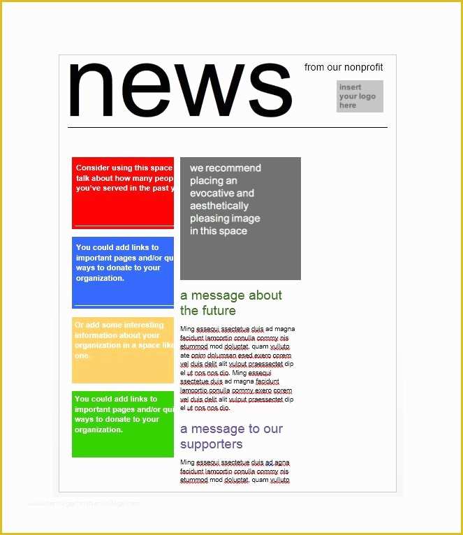 Free News Bulletin Templates Of Newsletter Template 43 Template Lab