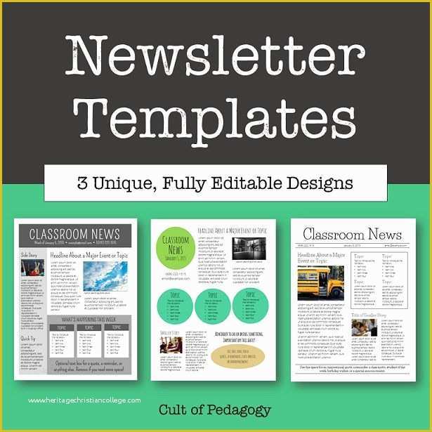 Free News Bulletin Templates Of why No E Reads Your Classroom Newsletter