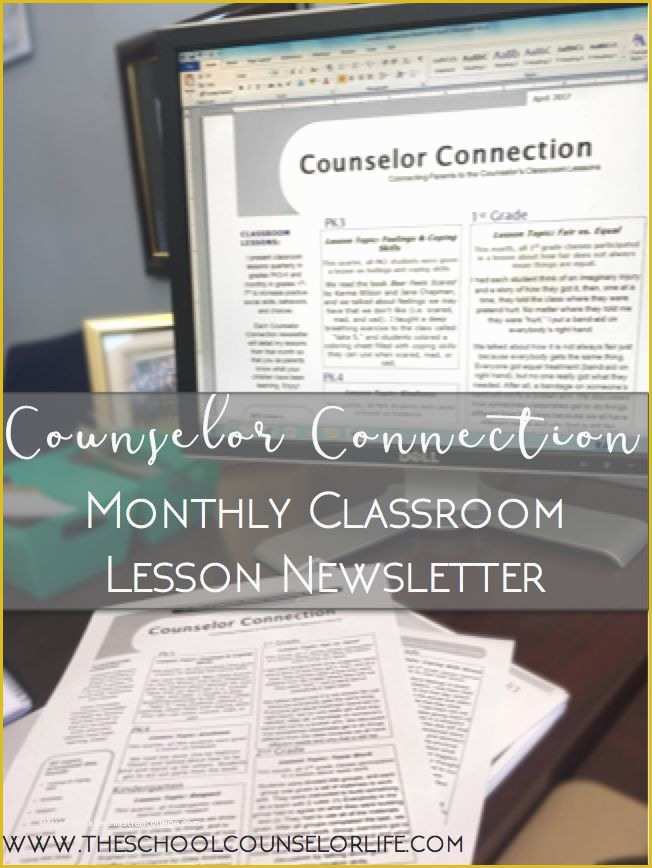 Free Newsletter Templates for School Counselors Of Best 25 School Newsletters Ideas On Pinterest