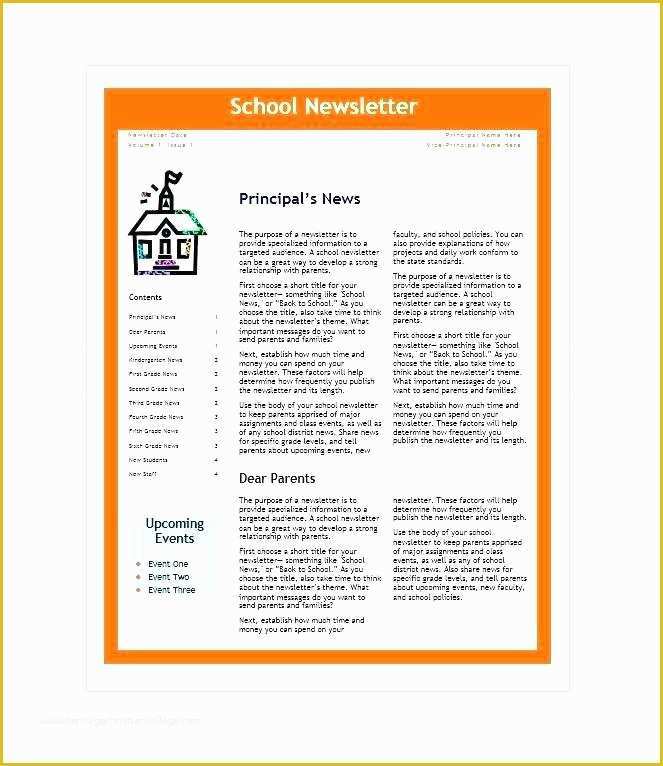 Free Newsletter Templates Google Docs Of Google Docs Newsletter Template Fresh Wonderful Templates