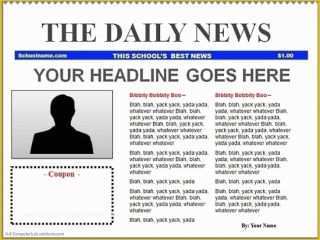 free download newspaper template google docs