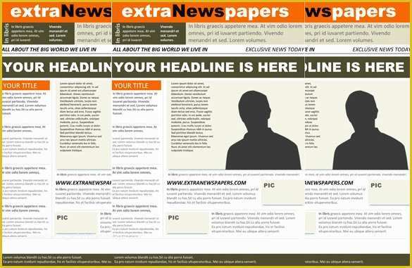 Free Newspaper Template Google Docs Of Free Newspaper Template 10 Blank Google Docs Word