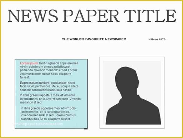 Free Newspaper Template Google Docs Of Free Newspaper Template 10 Blank Google Docs Word