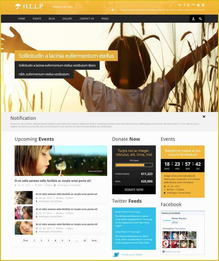 Free Non Profit Website Templates Of 15 Non Profit Website Design HTML Templates