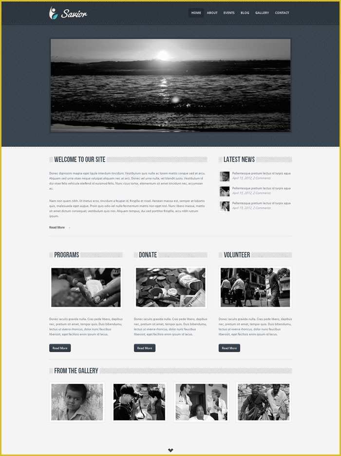 Free Non Profit Website Templates Of 15 Non Profit Website Design HTML Templates