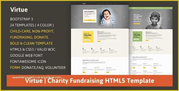 Free Non Profit Website Templates Of 17 Charity HTML Website Templates Free & Premium Download