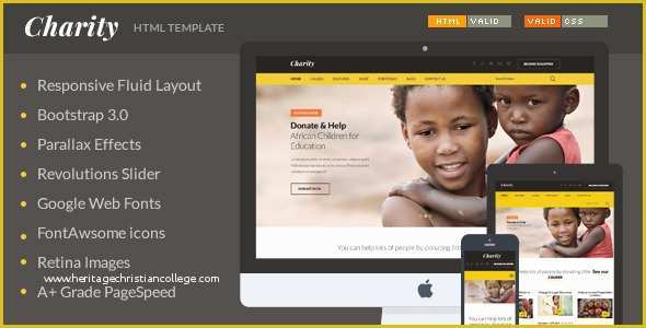 Free Non Profit Website Templates Of 20 Awesome Charity Non Profit HTML Website Templates 2015