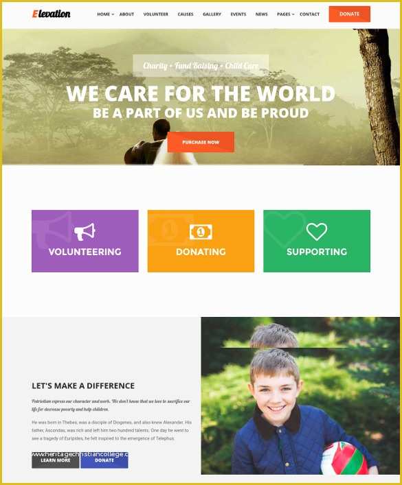 Free Non Profit Website Templates Of 24 Easy Website themes & Templates