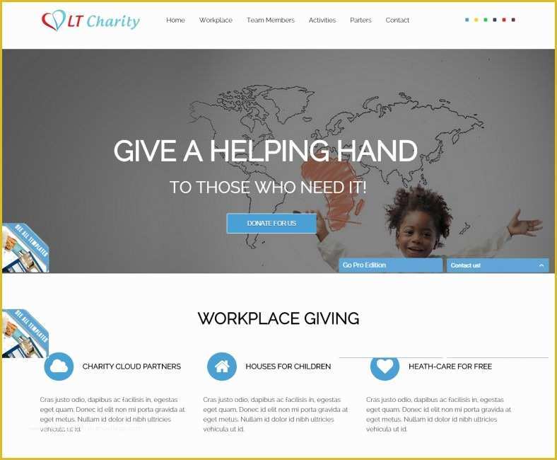 Free Non Profit Website Templates Of 31 Non Profit Website themes & Templates