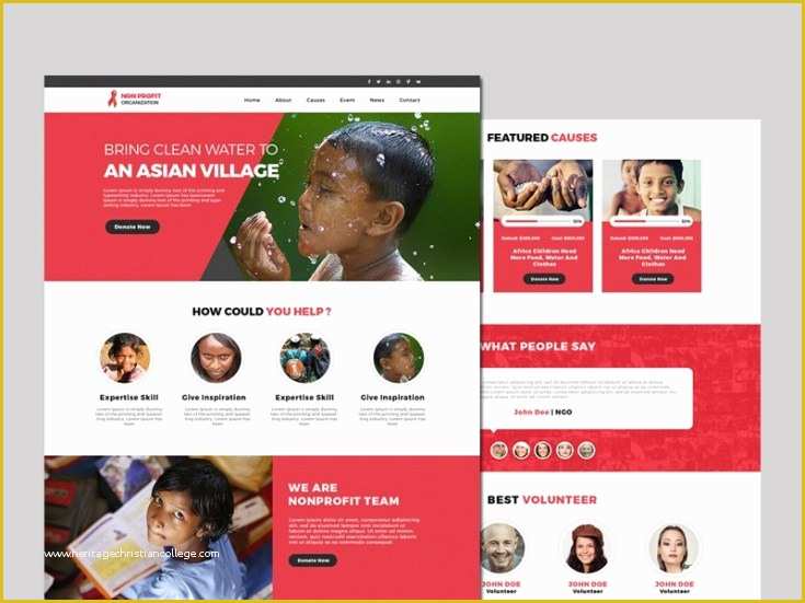 Free Non Profit Website Templates Of Free Non Profit Website Template Free Download