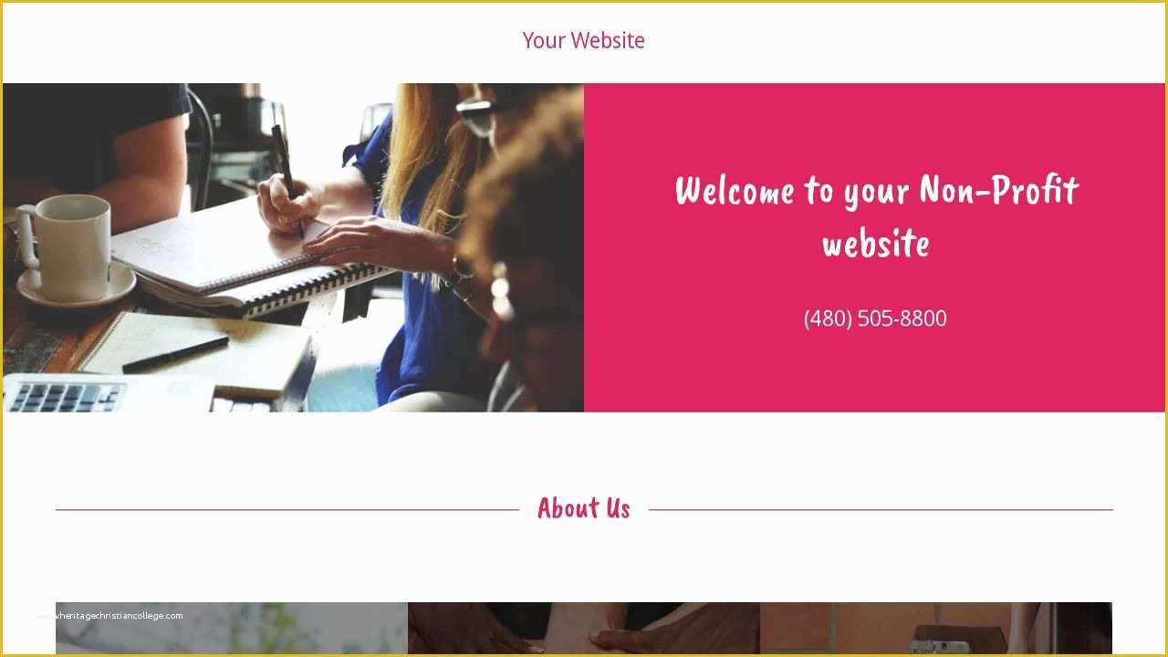 Free Non Profit Website Templates Of Non Profit Website Templates