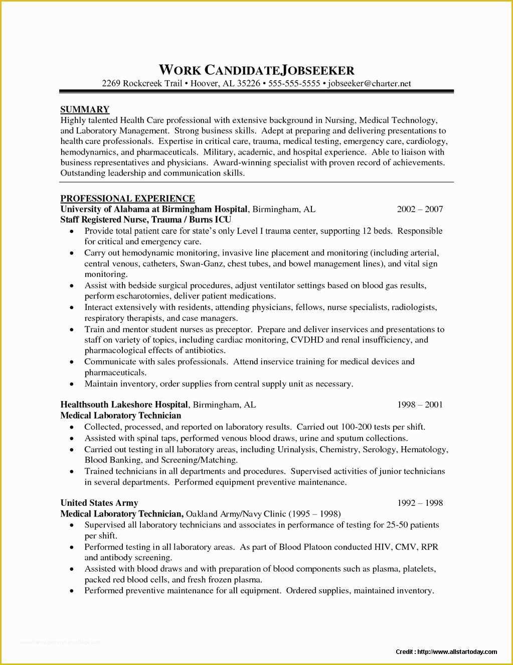 Free Nursing Resume Templates Of Free Printable Nursing Resume Template Resume Resume