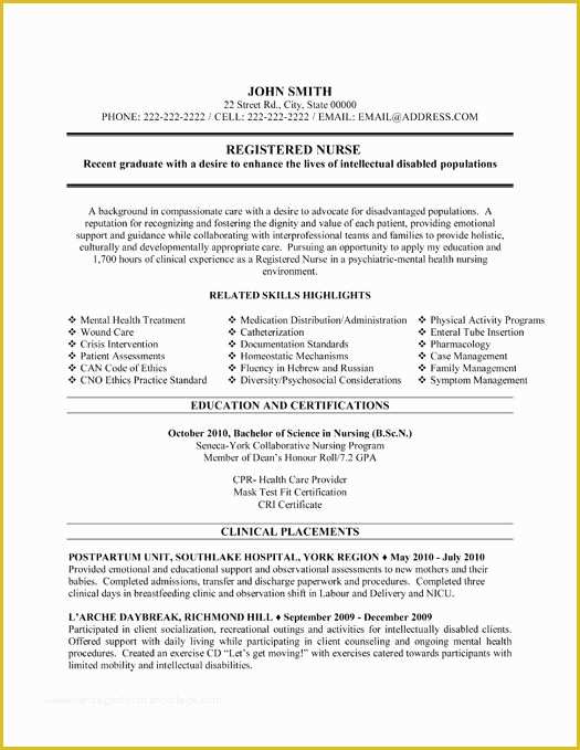 Free Nursing Resume Templates Of Here to Download This Registered Nurse Resume