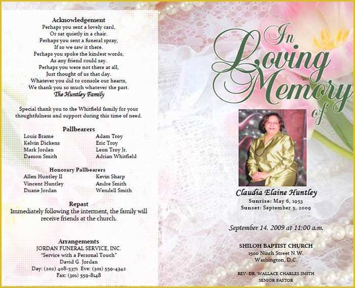 Free Obituary Program Template Download Of 25 Funeral Program Templates Pdf Psd