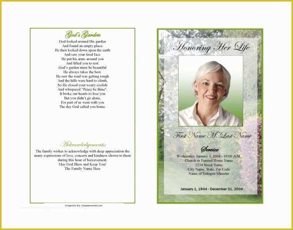 Free Obituary Program Template Download Of Obituary Program Template 19 Free Word Excel Pdf Psd