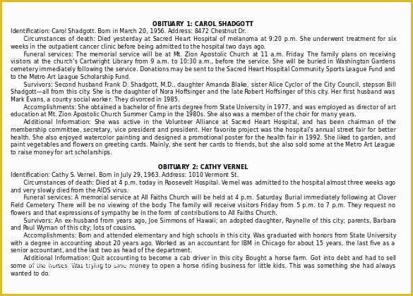 Free Obituary Template Download Of 10 Microsoft Word Obituary Templates Free Download
