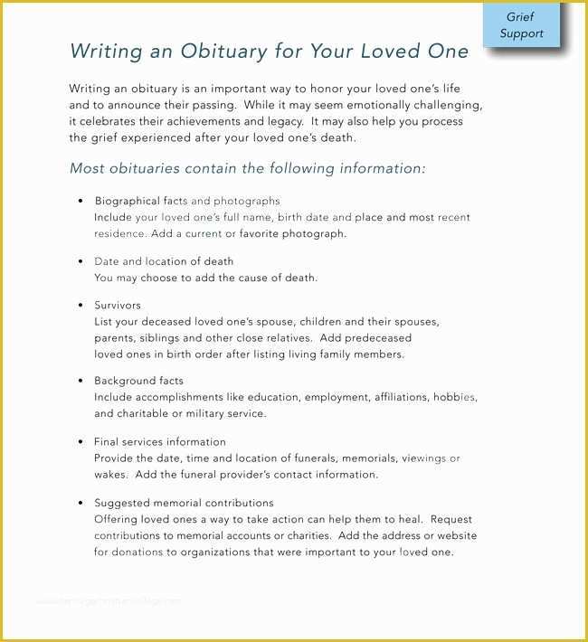Free Obituary Template Download Of 14 Free Obituary Templates to Help You Out Download In Word