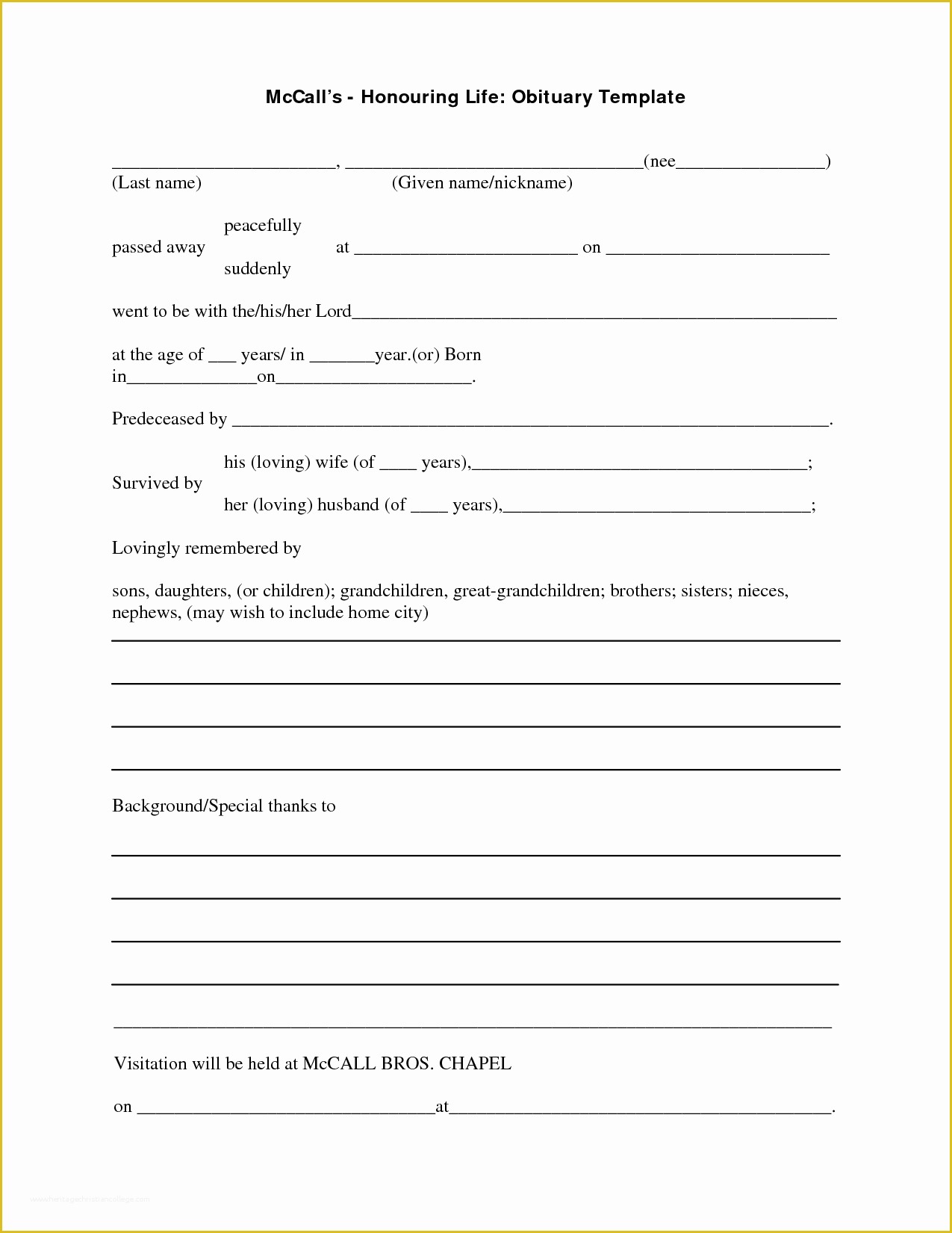 Free Obituary Template Download Of Best S Of Obituary Outline Program Sample Obituary