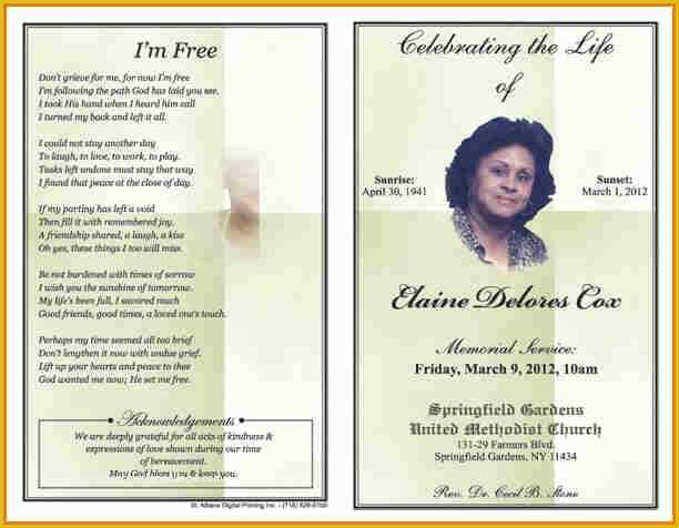 Free Obituary Template Download Of Free Obituary Template