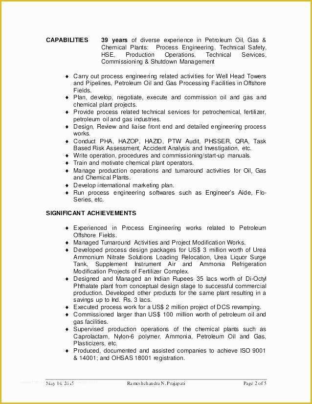 Free Oil and Gas Resume Templates Of Sample Resume Oil and Gas Industry Talktomartyb