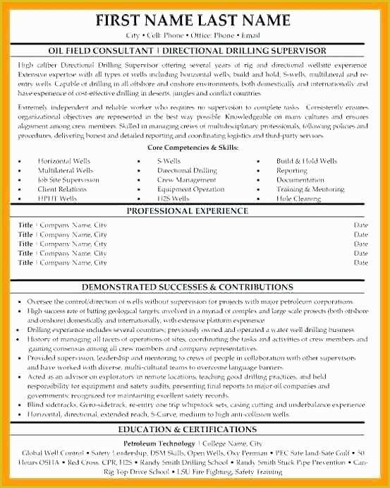 Free Oil and Gas Resume Templates Of Welding Resume Template Welder Resumes Best About