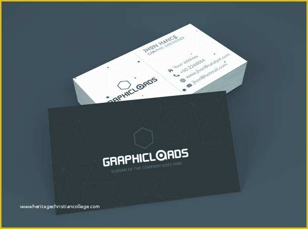 Free Online Business Card Template Of 18 Business Card Templates – Graphicloads