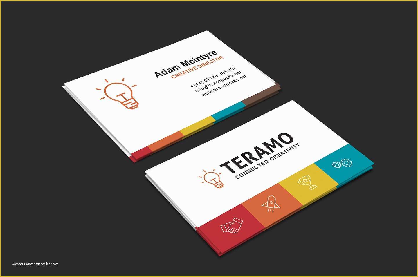 Free Online Business Card Template Of Free Business Card Template In Psd Ai &amp; Vector Brandpacks