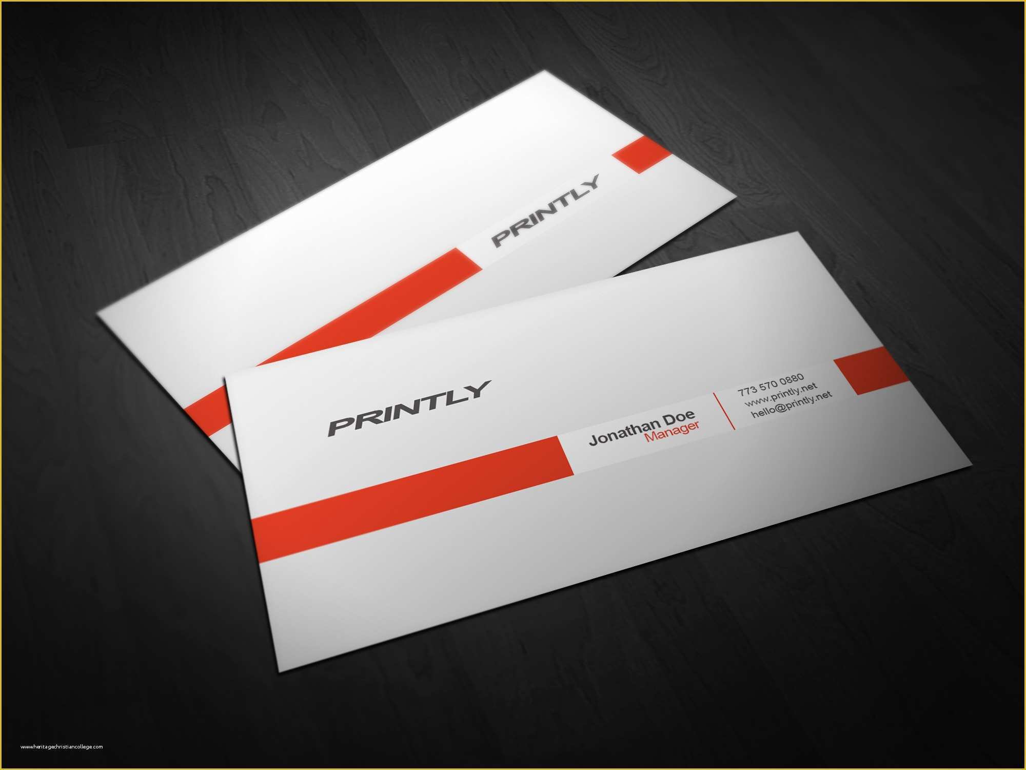 Free Online Business Card Template Of Templates Printly
