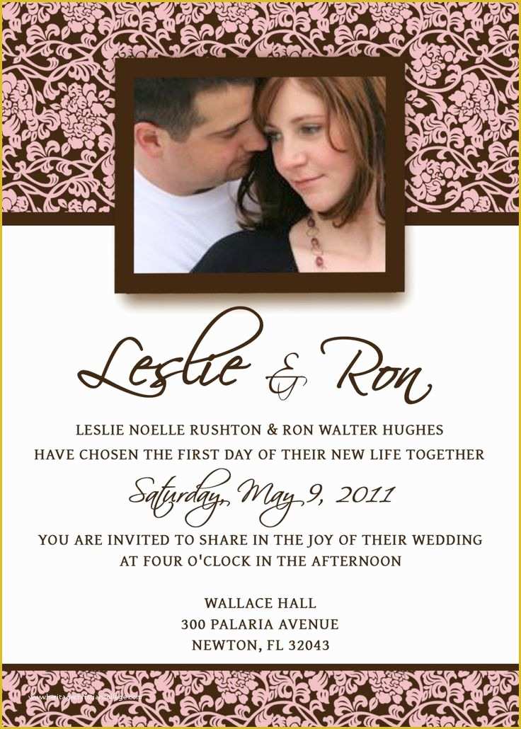 Free Online Invitation Templates Of Homemade Wedding Invitation Template