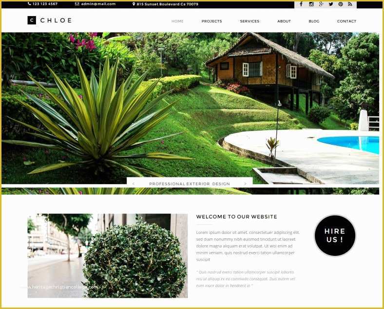 Free Online Landscape Design Templates Of 10 Exterior Design Website Templates &amp; themes