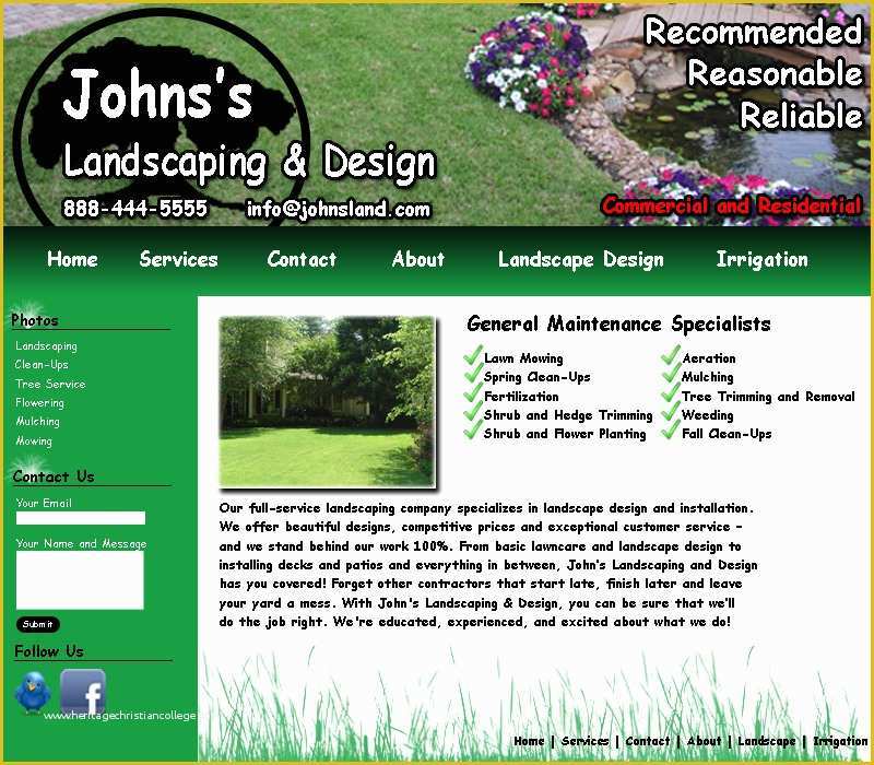 Free Online Landscape Design Templates Of Best S Of Landscaping Website Templates Landscape